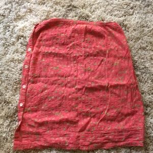 April Cornell Girls pink skirt